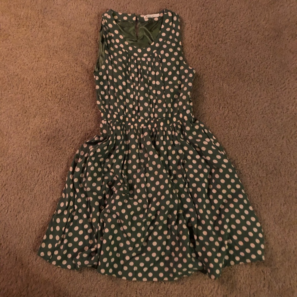Poke-a-dot skater dress